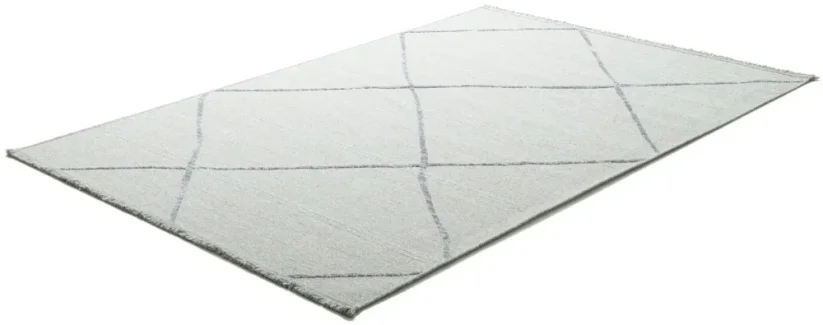 Tenký prírodný geometrický koberec Braderup - natural - SANSIBAR STYL