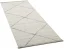 Tenký prírodný geometrický koberec Braderup - natural - SANSIBAR STYL