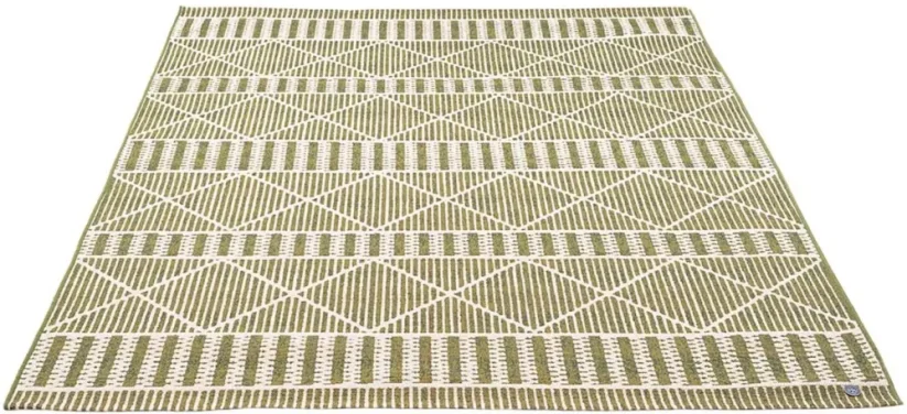 Funky Outdoor Geometric green - vonkajší koberec - TOM TAILOR