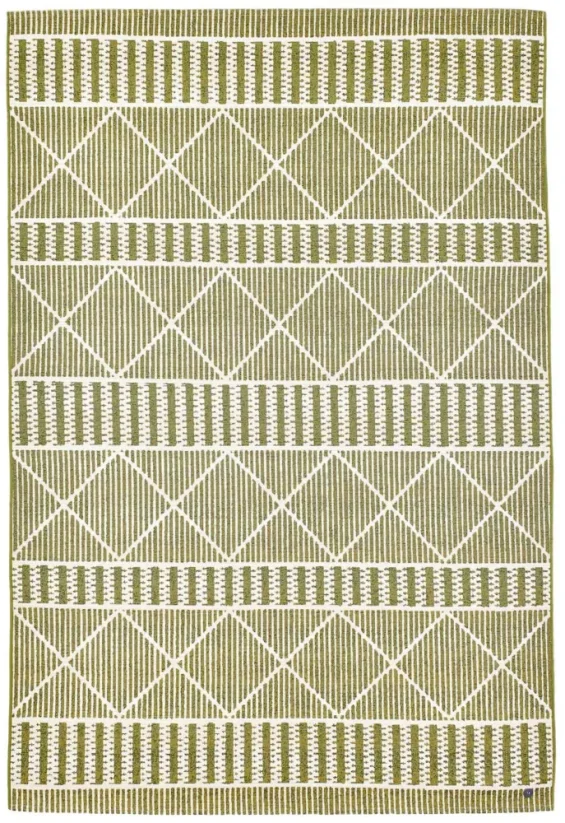 Funky Outdoor Geometric green - vonkajší koberec - TOM TAILOR