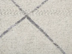Tenký prírodný geometrický koberec Braderup - natural - SANSIBAR STYL