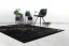 Elegantný čierny koberec Mramor pod stôl do jedálne - XL