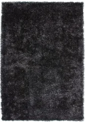Antracitový koberec Perleťový úplet - S