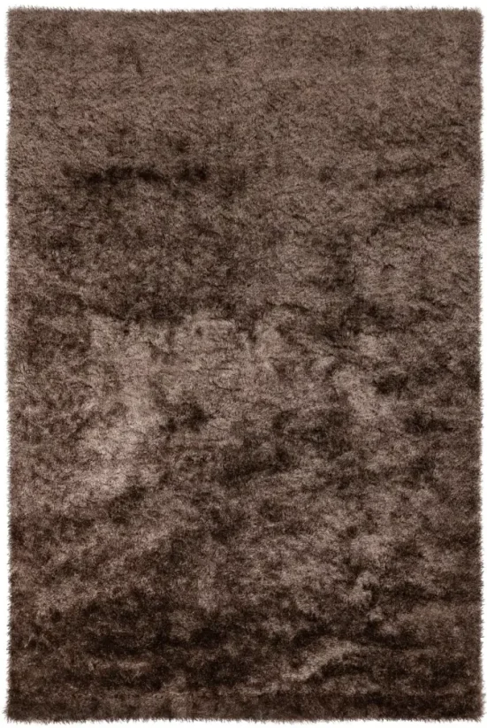 Hnedý koberec Perleťový úplet - S
