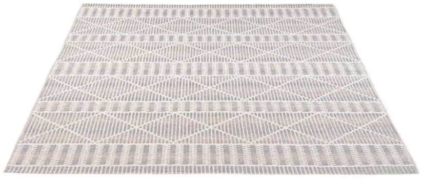 Funky Outdoor Geometric beige - vonkajší koberec - TOM TAILOR