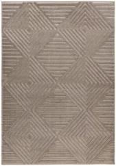 Exteriérový a interiérový koberec Diamond v striebornej farbe - L