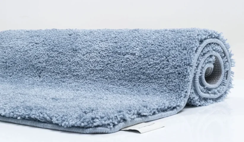 Shaggy svetlo modrá predložka do kúpeľne - TOM TAILOR