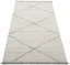Tenký prírodný geometrický koberec Braderup - natural - SANSIBAR STYL