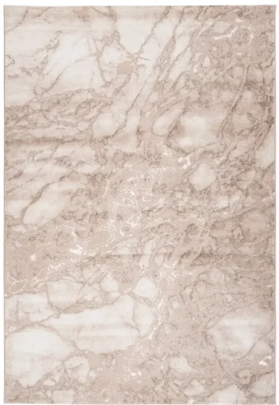 Béžový koberec Mramor - M