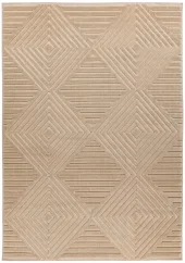 Exteriérový a interiérový koberec Diamond v béžovej farbe - S