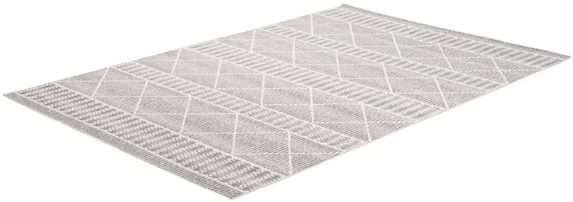 Funky Outdoor Geometric beige - vonkajší koberec - TOM TAILOR