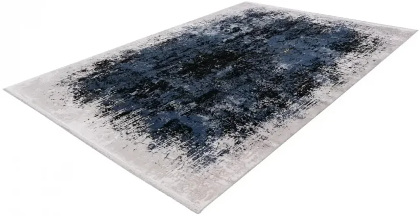 Modrý koberec Fľaky - Pierre Cardin - L