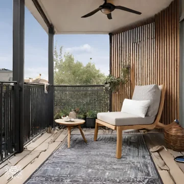 Každý balkón si zaslúži aspoň malý vonkajší koberec.