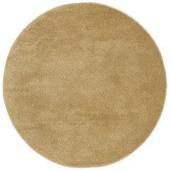 Zlato žltý kruhový koberec New - XS