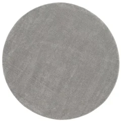 Tmavo šedý kruhový koberec New - S