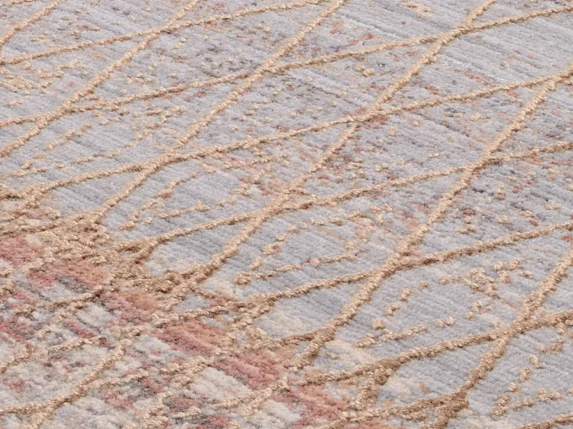 Hnedo medený koberec Farebná harmónia - L