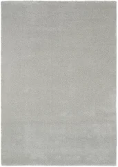 Veľký šedý jednofarebný koberec do spálne či obývačky. Veľkosť je postačujúca pod jedálenský stôl.