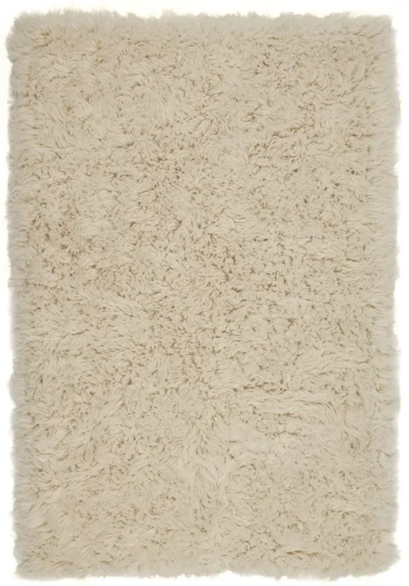 Vlnený koberec Flokati - prírodný a chlpatý 2450g/m2