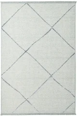 Tenký prírodný geometrický koberec Braderup - natural - SANSIBAR STYL