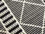 Funky Outdoor Geometric black - vonkajší koberec - TOM TAILOR