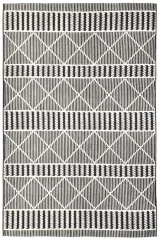 Funky Outdoor Geometric black - vonkajší koberec - TOM TAILOR
