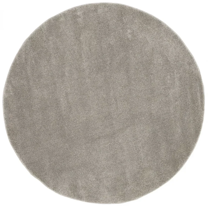 Svetlo hnedý kruhový koberec New - XS