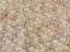 Vlnený guľôčkový štvorcový koberec vo farbe kapučíno - M