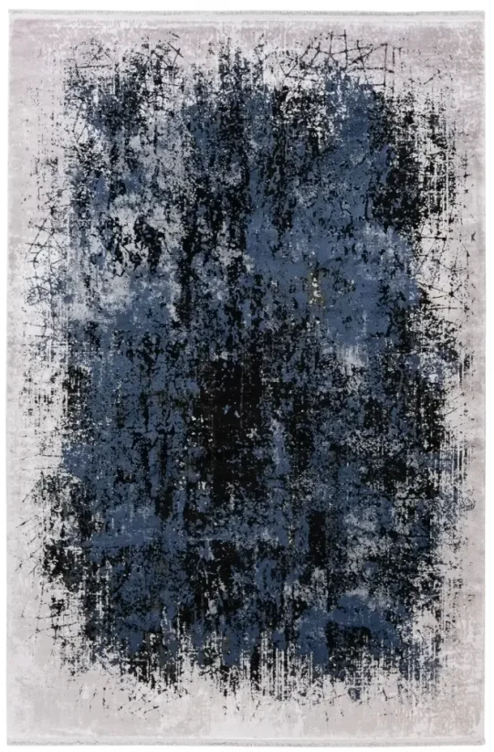 Modrý koberec Fľaky - Pierre Cardin - S