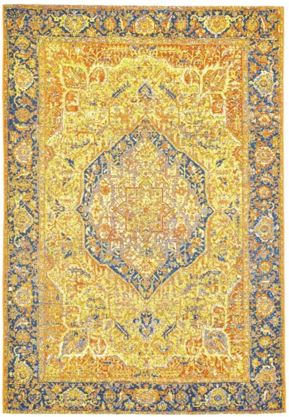 Funky Outdoor Orient Gold - vonkajší koberec - TOM TAILOR