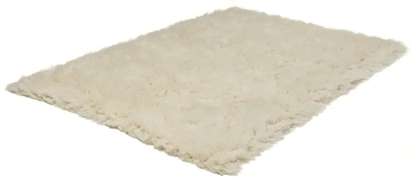 Vlnený koberec Flokati - prírodný a chlpatý 2450g/m2