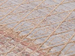 Hnedo medený koberec Farebná harmónia - S