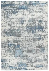 Abstraktný koberec Paríž v modrej farbe - Pierre Cardin - M