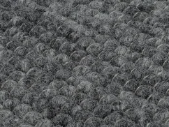 Antracitový vlnený guľôčkový koberec - M