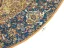 Funky Outdoor Orient Gold - kruhový vonkajší koberec - TOM TAILOR