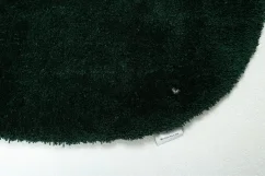 Okrúhla predložka do kúpeľne v zelenej farbe TOM TAILOR - 60 x 100 cm