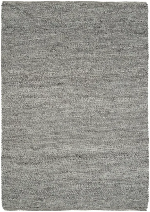 Grafitový vlnený guľôčkový koberec - S