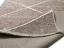 Tenký prírodný geometrický koberec Braderup - naturálne červený - SANSIBAR STYL