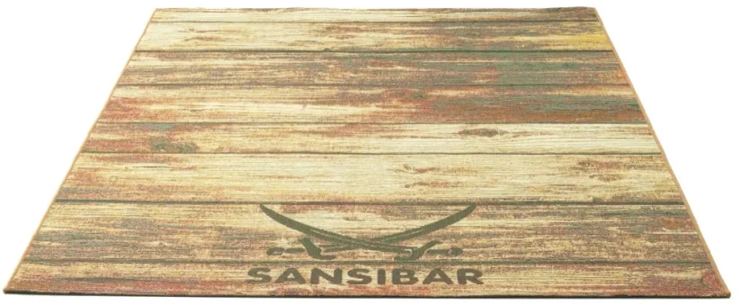 Vonkajší a vnútorný koberec - Rantum Beach hnedé drevo - SANSIBAR STYL