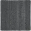 Antracitový vlnený guľôčkový štvorcový koberec - M